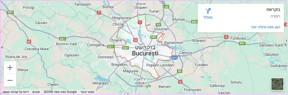 מפת בוקרשט